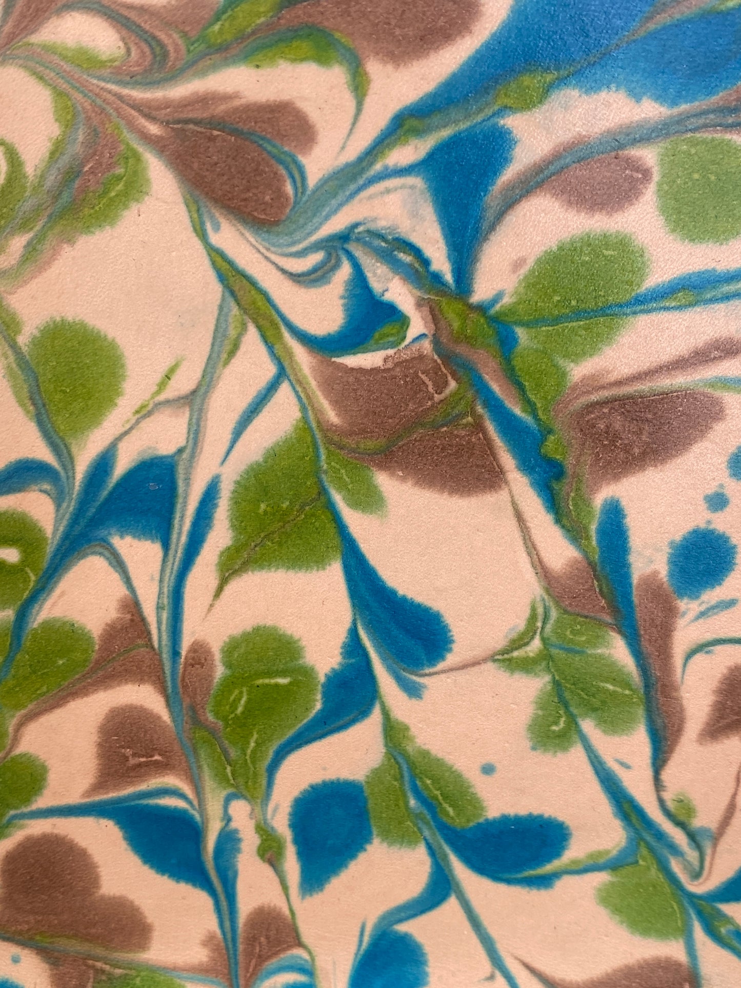 Hand-dyed Green, Turquoise, and Brown Leather Dice Tray, Trinket Tray, for D&D, Pathfinder, and other TTRPG